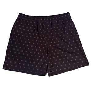 Chubbies Size X-Large Black Gray Stars Swim Board Shorts Trunks Beach Vacation